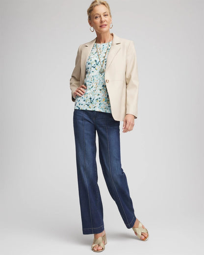 Chico's Touch of Cool™ Elbow-Sleeve Perfect Tee