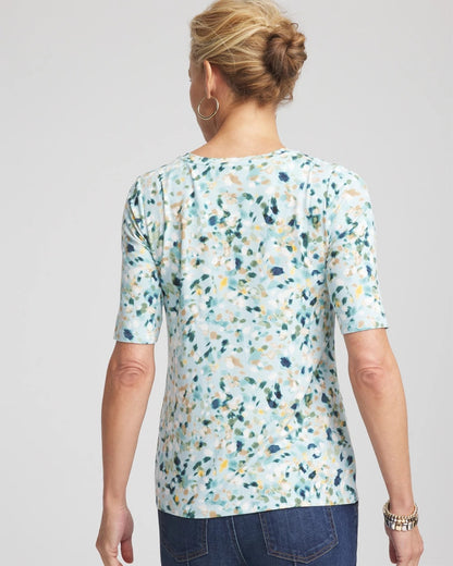 Chico's Touch of Cool™ Elbow-Sleeve Perfect Tee