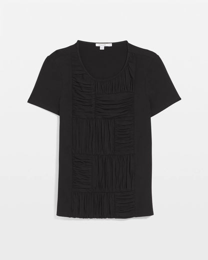 Chico's Jersey Knit Ruched Front Tee