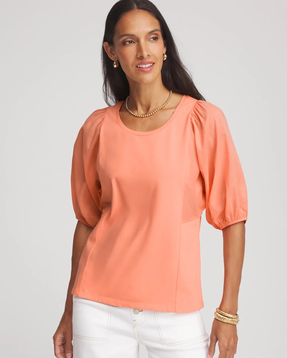 Chico's Dolman Sleeve Knit Top