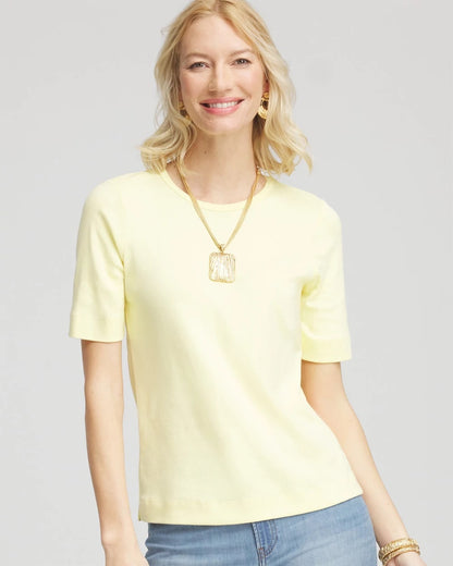 Chico's Classic Fit Pima Cotton Tee
