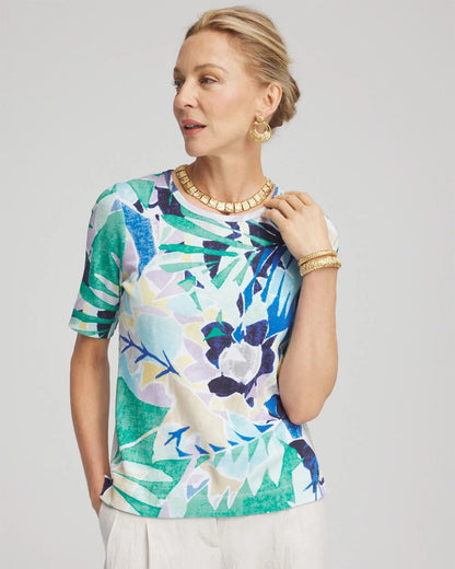 Chico's Pima Short Sleeve Everyday Tee
