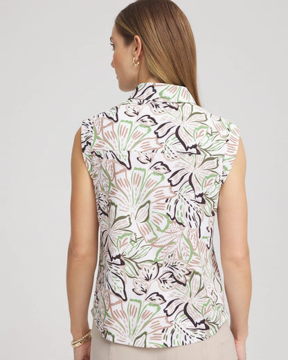 Chico's Zenergy® UPF Floral Shirt
