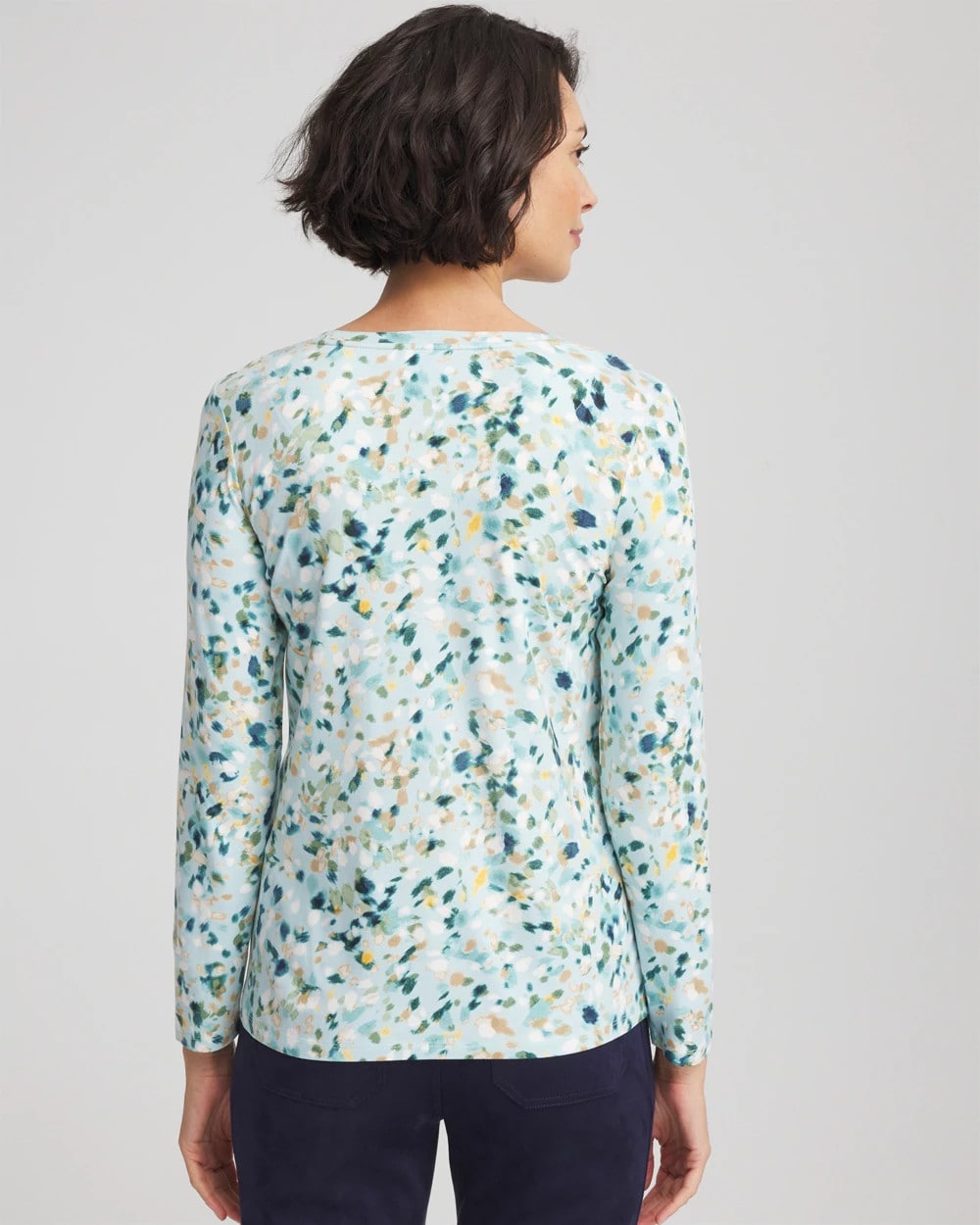 Chico's Printed Touch of Cool™ Layering Tee