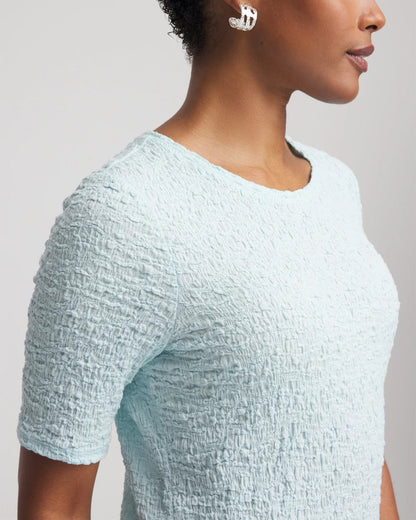 Chico's Textured Short-Sleeve Tee