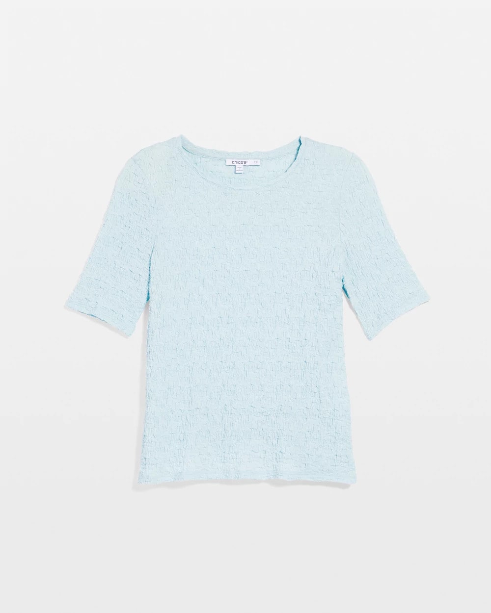 Chico's Textured Short-Sleeve Tee