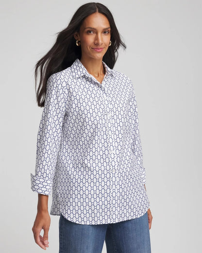 Chico's No Iron™  Chain Connection Shirt