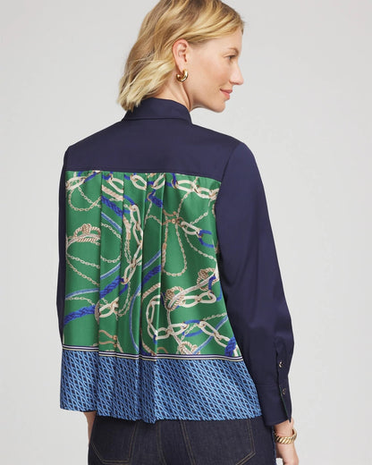 Chico's Rope Status Nautical Shirt