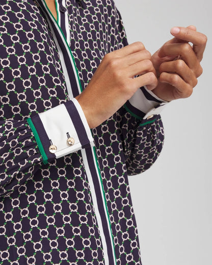 Chico's Faux Silk Twill Shirt
