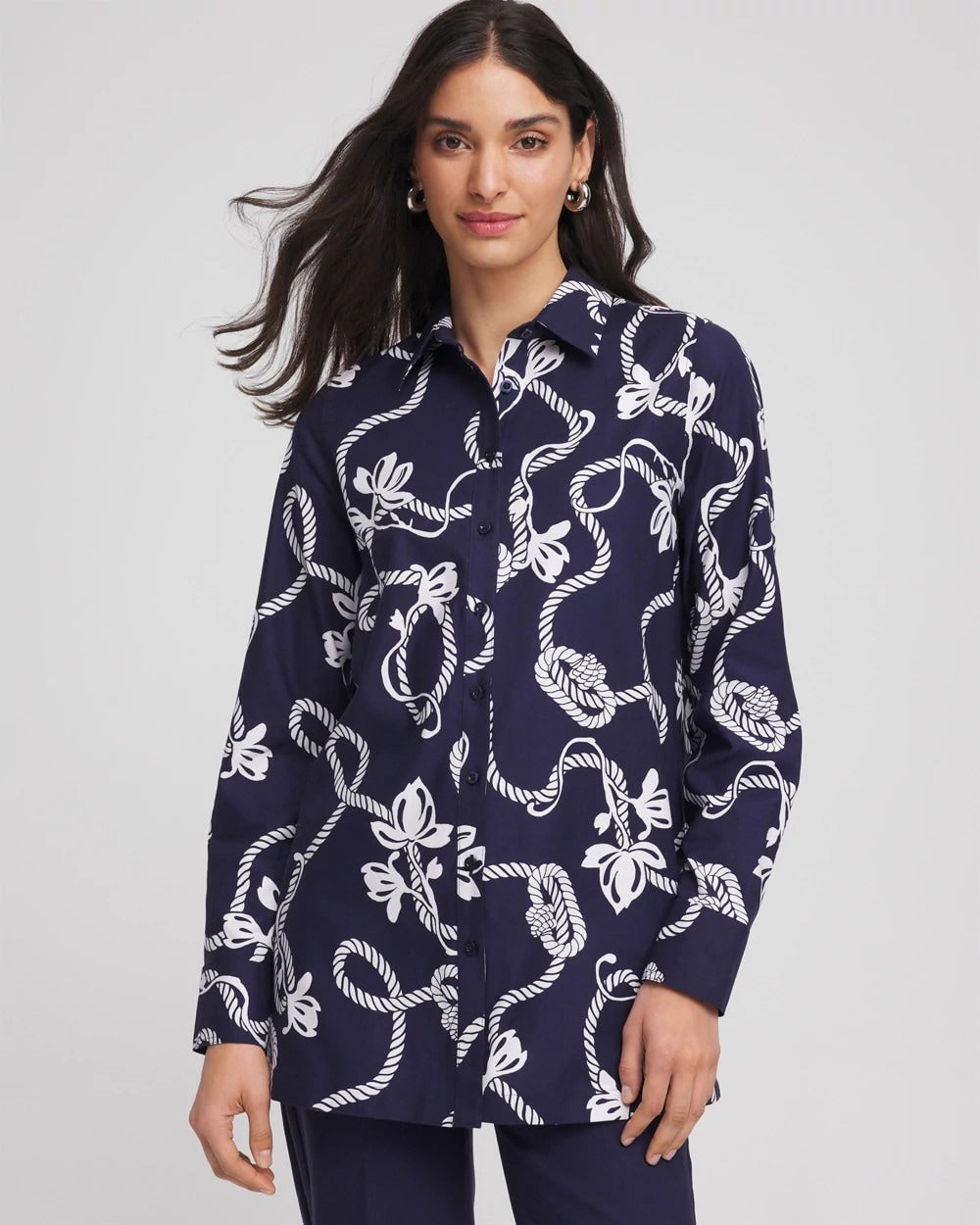 Chico's No Iron™ Rope Print Tunic