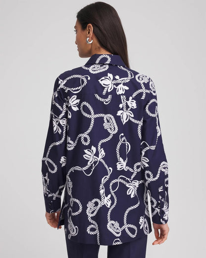 Chico's No Iron™ Rope Print Tunic