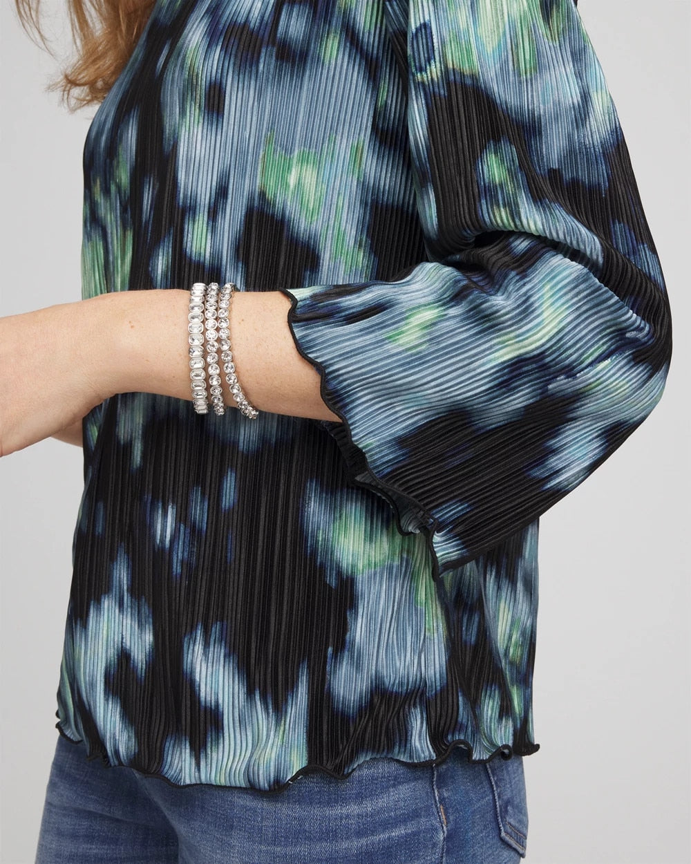Chico's Bodre Flare Sleeve Top