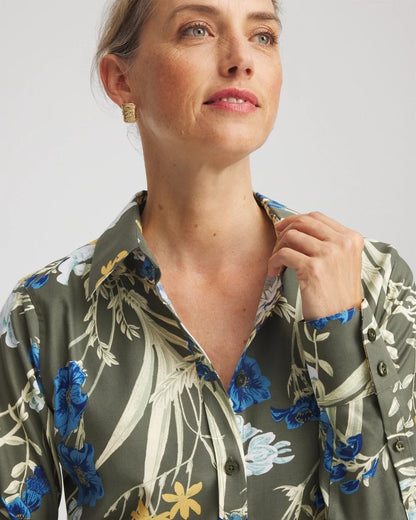 Chico's No Iron™ Printed Sateen Shirt