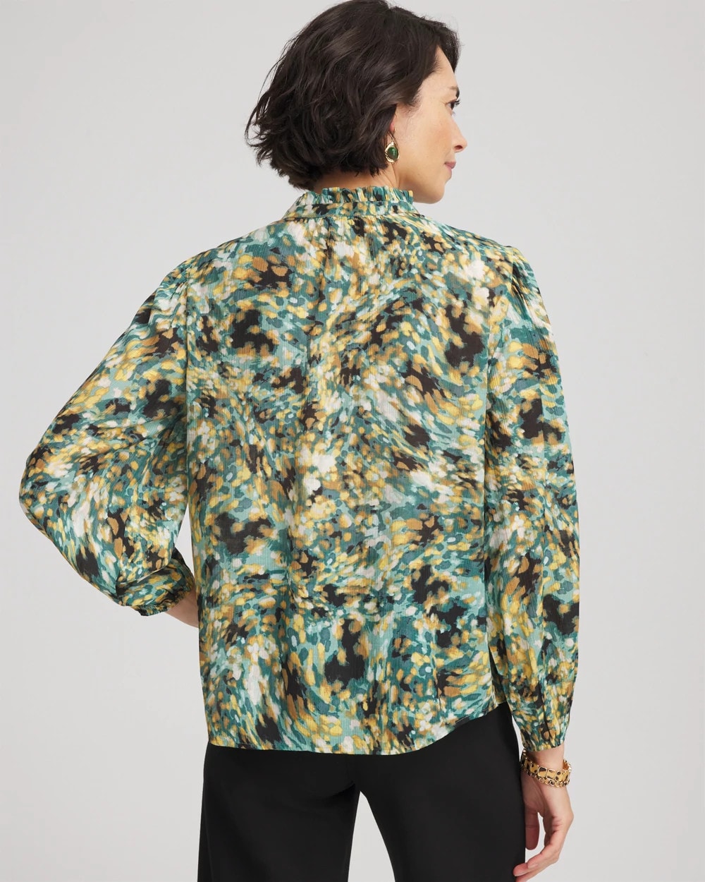 Chico's Crinkle Relaxed-Fit Blouse