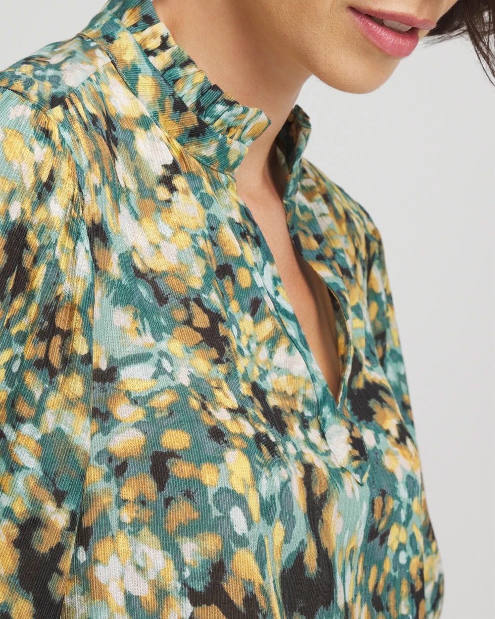 Chico's Crinkle Relaxed-Fit Blouse