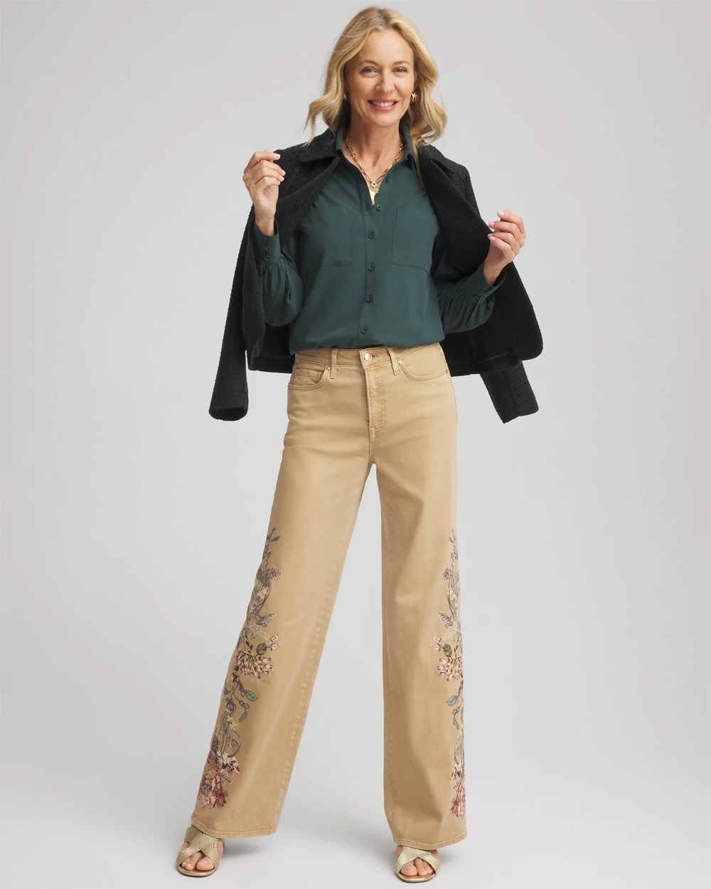 Chico's Classic-Fit Collared Shirt