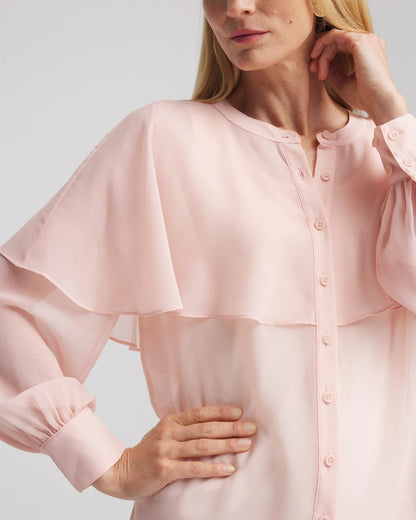 Chico's Georgette Cape Blouse