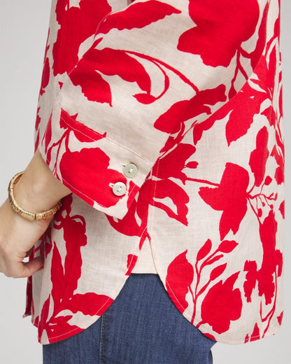 Chico's No Iron™ Floral Linen Shirt