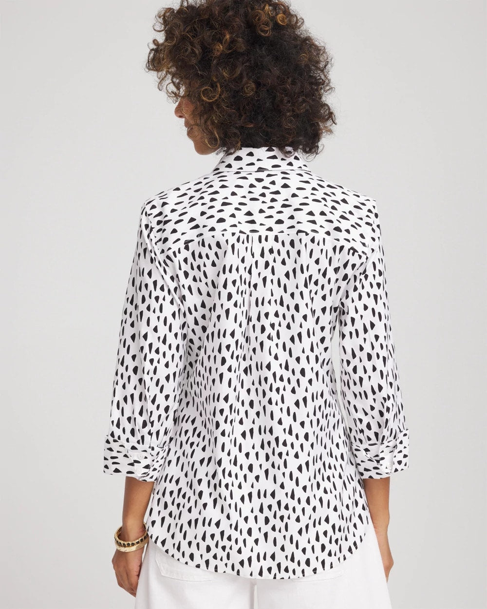 Chico's No Iron™ Polka Dot  Shirt