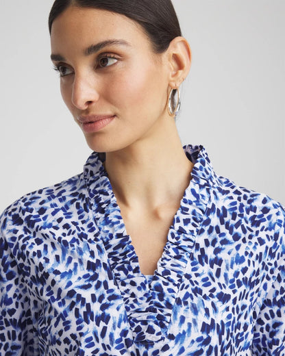Chico's Zenergy® UPF V-Neck Ruffle Top