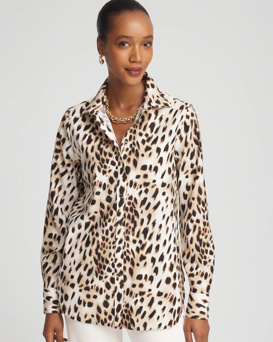 Chico's No Iron™ Animal Print Shirt