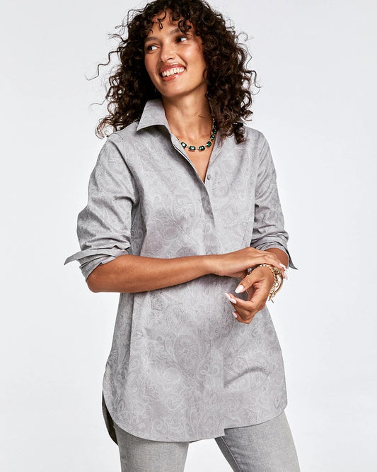 Chico's No Iron™ Lace Jacquard Stretch Tunic