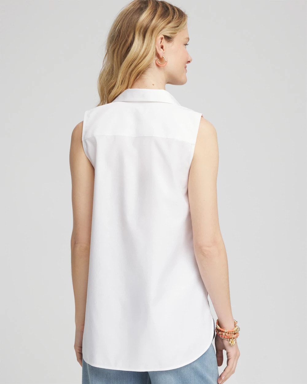 Chico's No Iron™ Tropical Floral Sleeveless Shirt