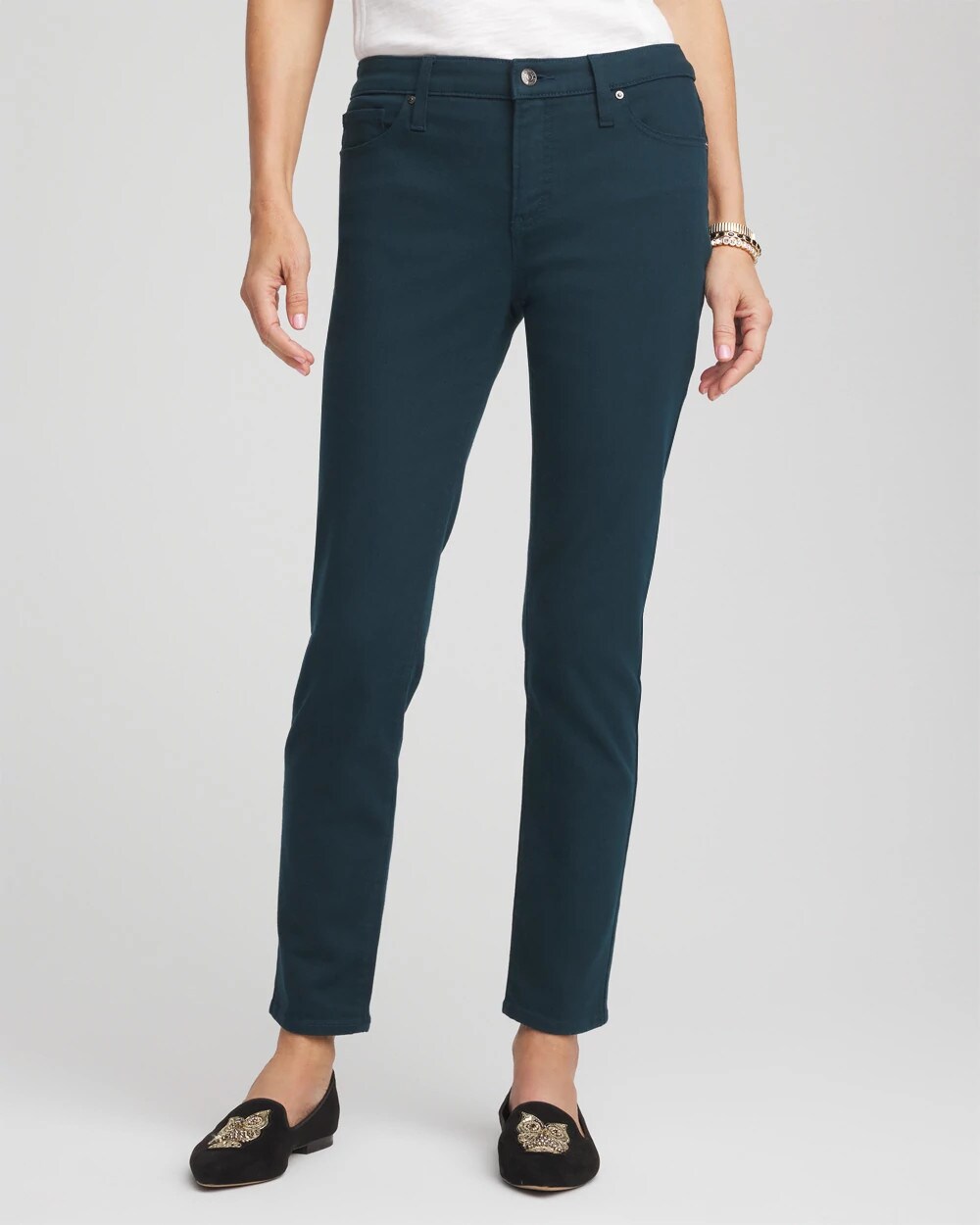 Chico's Girlfriend Slim Ankle Jeans