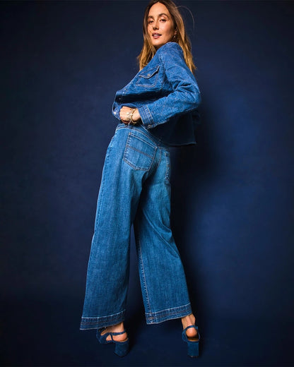 Chico's Double Stitch Wide-Leg Cropped Pants