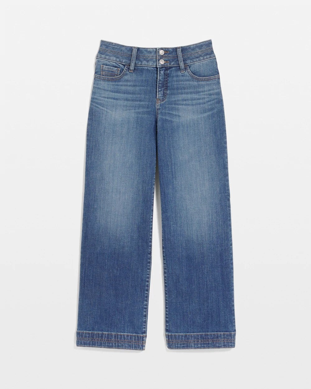 Chico's Double Stitch Wide-Leg Cropped Pants