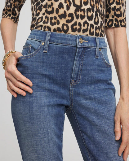 Chico's Girlfriend Slim Cropped Jeans