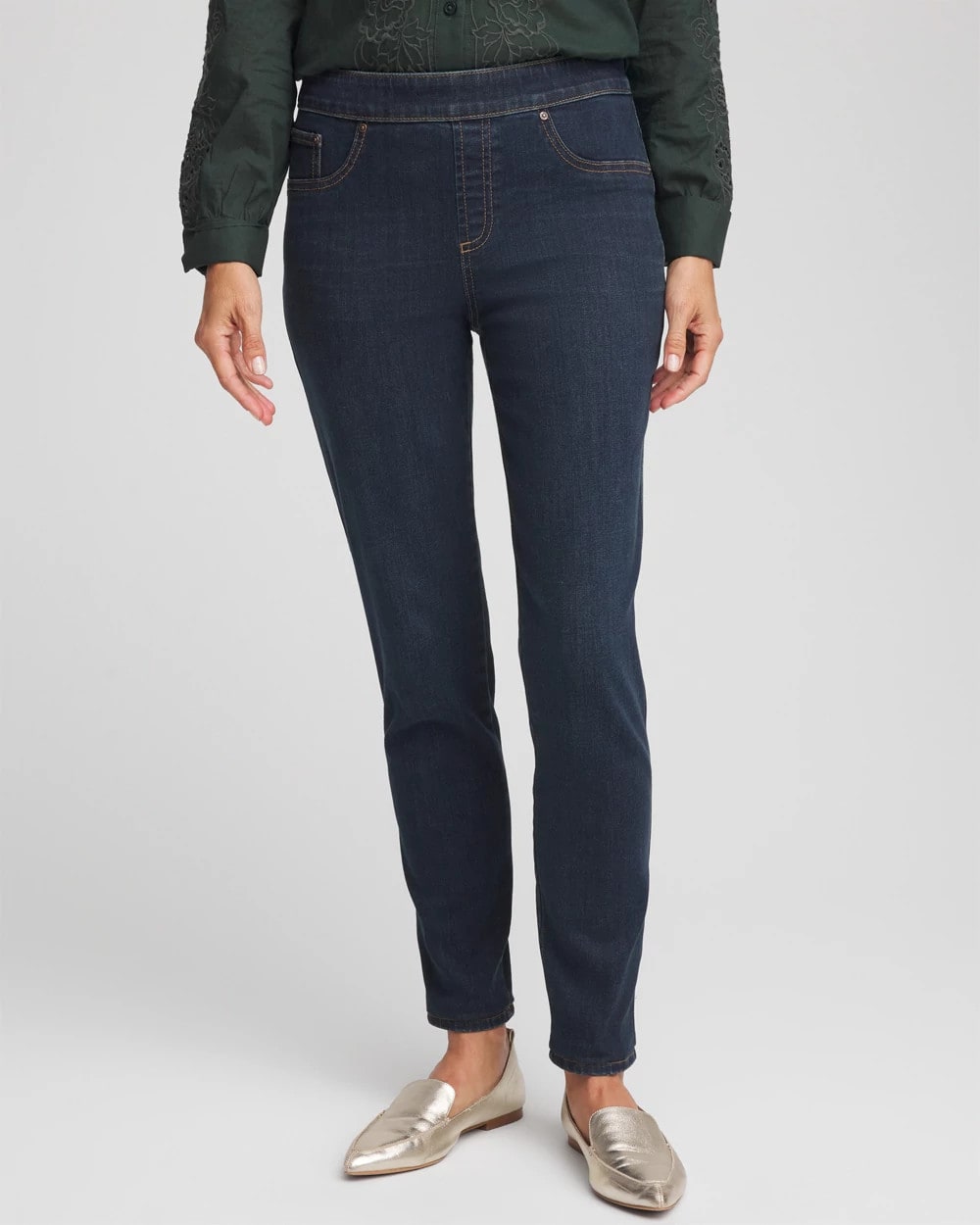 Chico's Pull-On Slim Ankle Jeggings