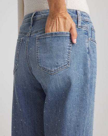 Chico's Dewdrop Boyfriend Cropped Jeans