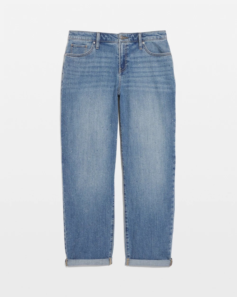 Chico's Dewdrop Boyfriend Cropped Jeans