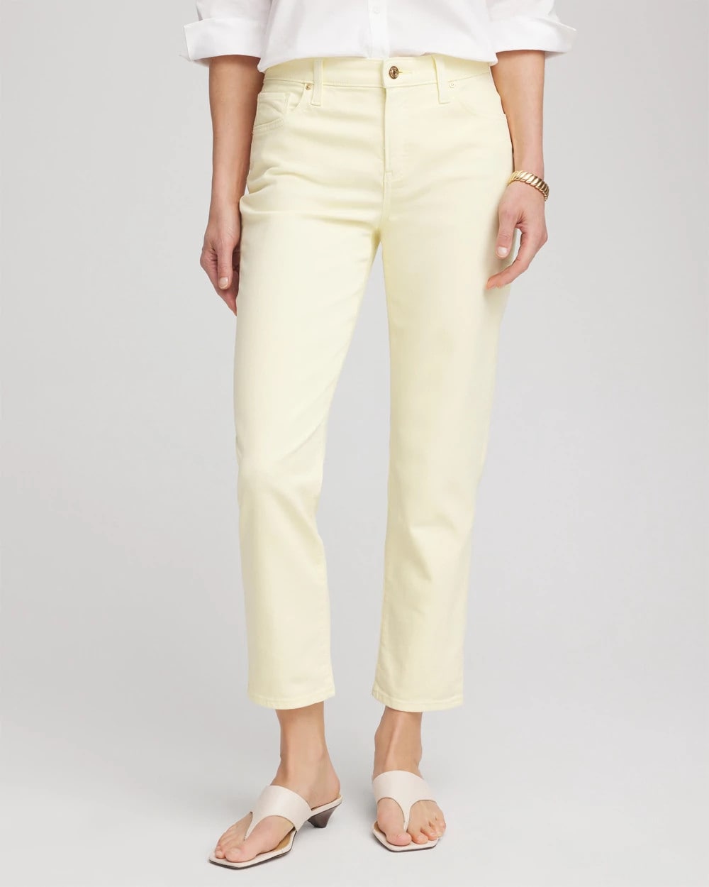 Chico's Girlfriend Cropped Jeans