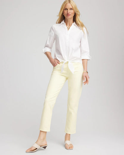 Chico's Girlfriend Cropped Jeans