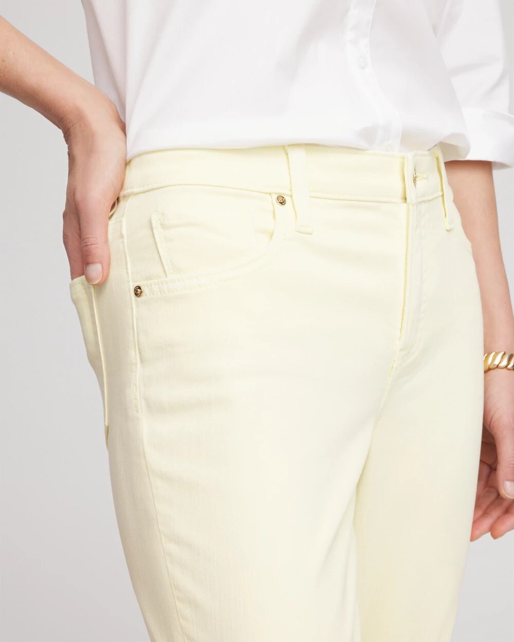 Chico's Girlfriend Cropped Jeans