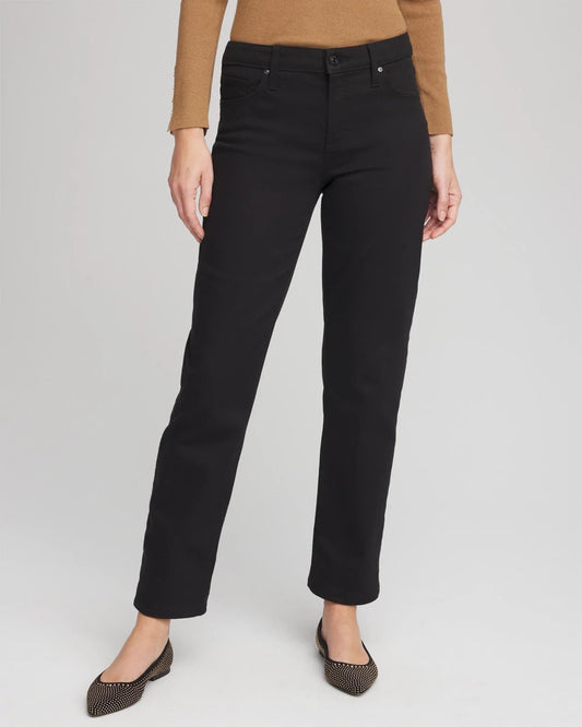 Chico's Girlfriend Straight Ankle Jeans