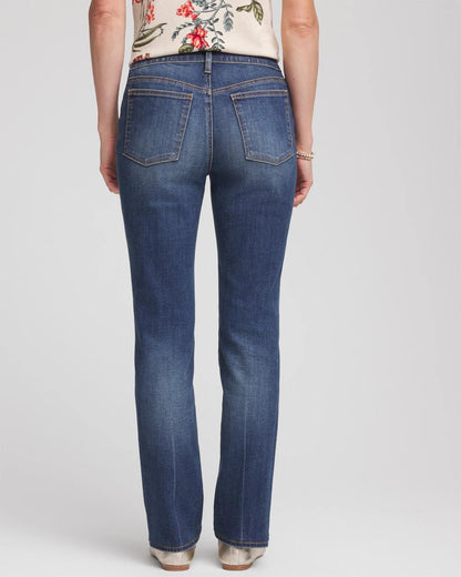 Chico's Pull-On Straight Jeans