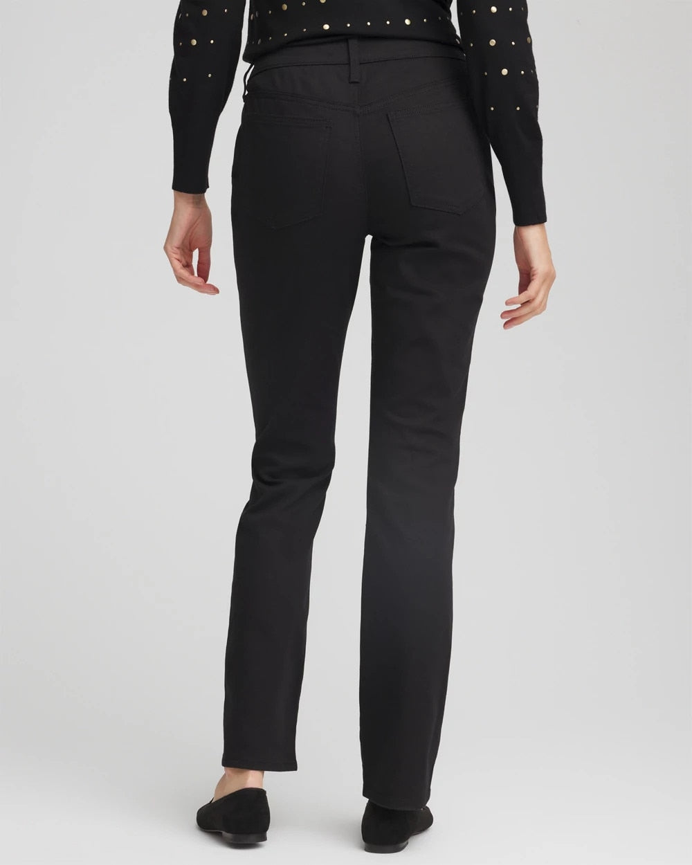 Chico's Pull-On Straight Jeans