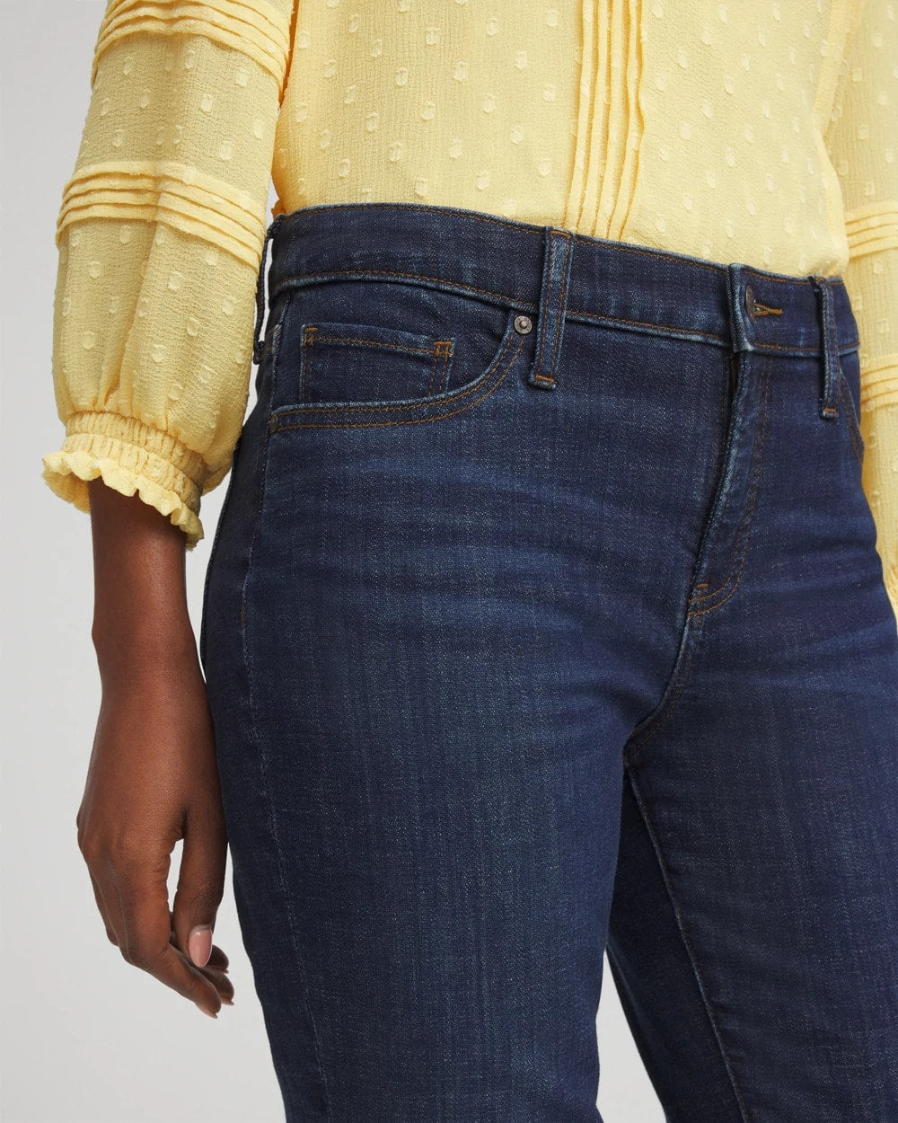 Chico's Girlfriend Cropped Flared Jeans