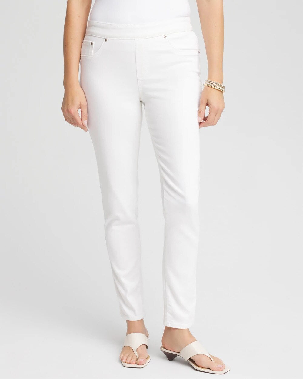 Chico's No Stain Pull-On Ankle Jeggings