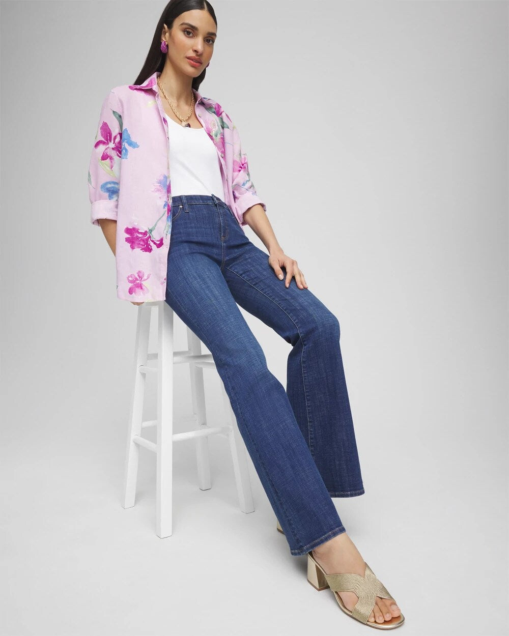 Chico's Girlfriend Flare Jeans