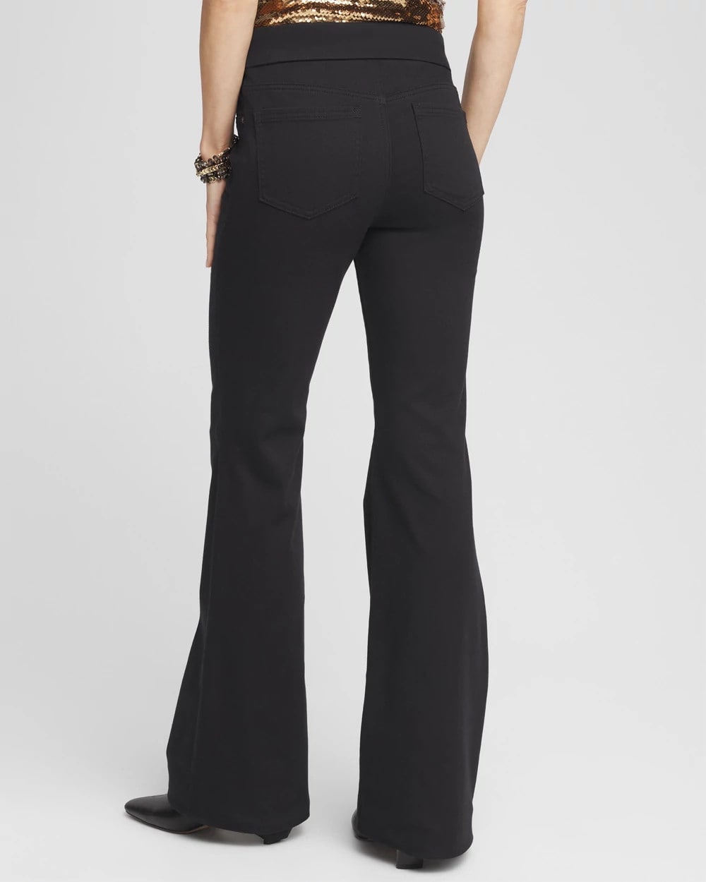 Chico's Pull On Flare Jeggings