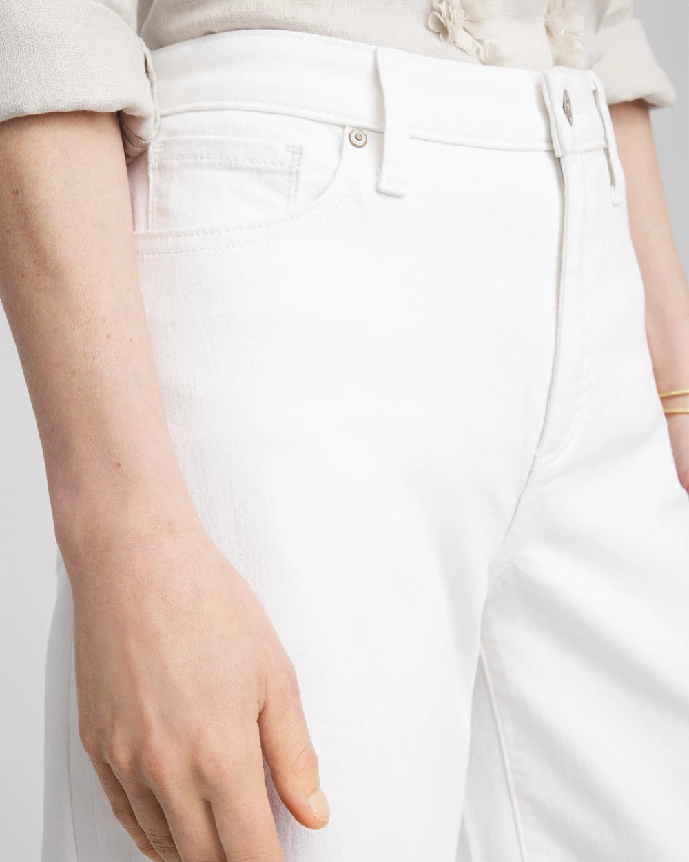 Chico's So Slimming® High-Rise Wide Cropped Jeans
