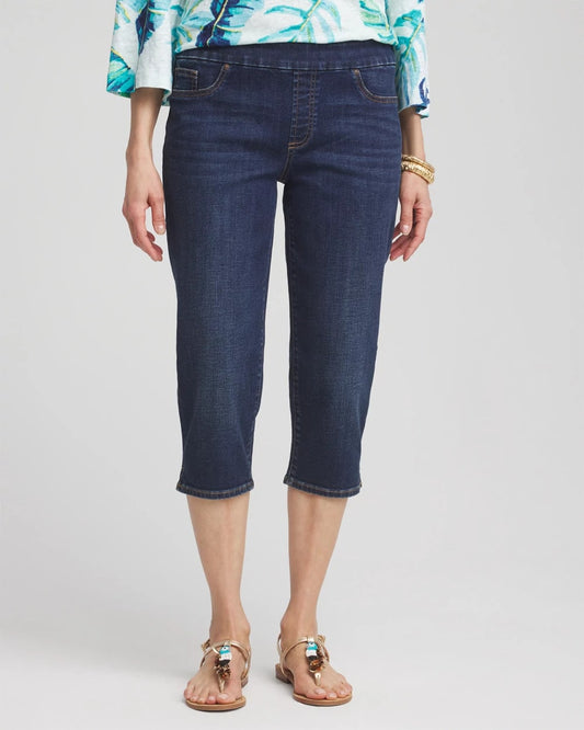 Chico's 17" Pull on Capris