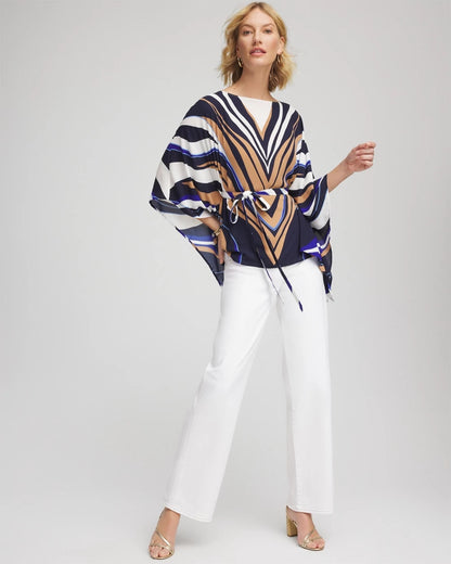 Chico's Petite Seeded Pull-On Wide-Leg Jeans