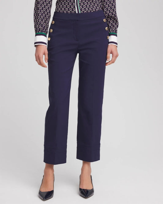 Chico's Emme Sailor Straight Crops