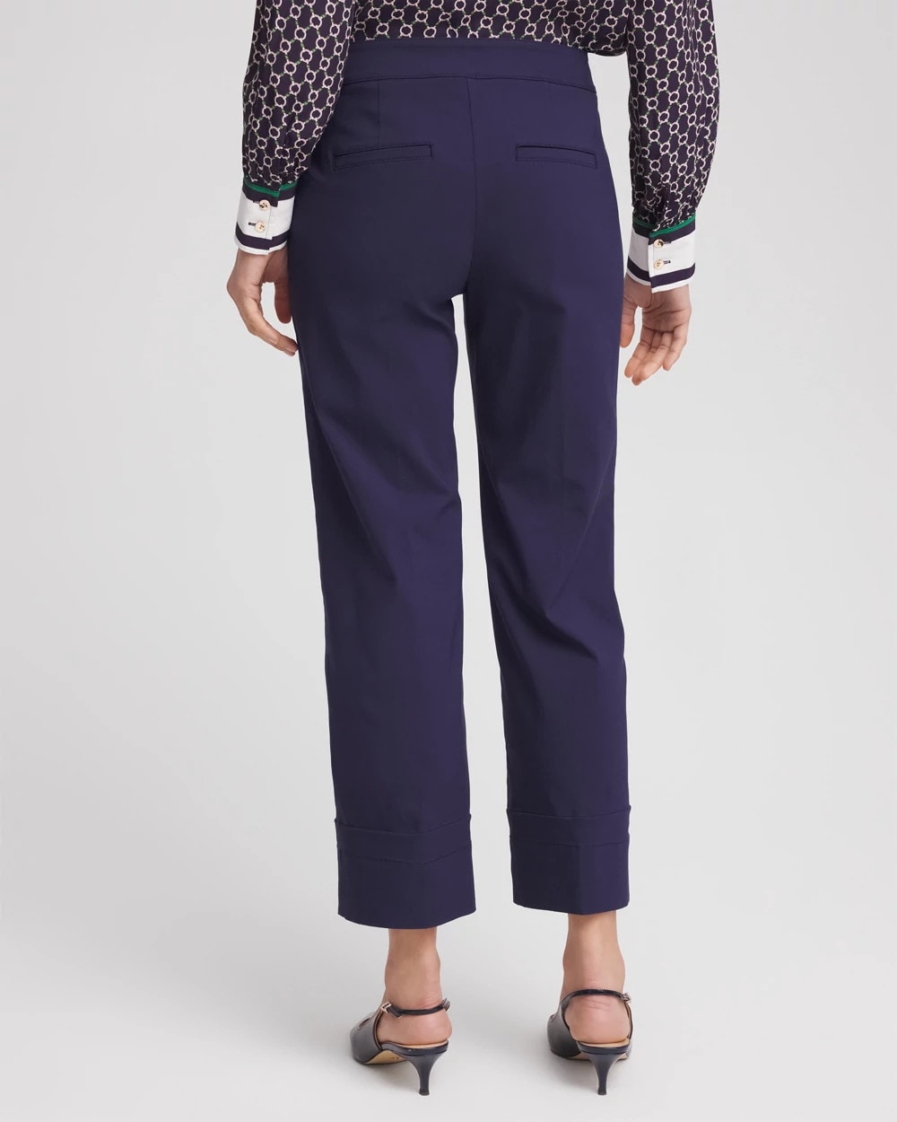 Chico's Emme Sailor Straight Crops
