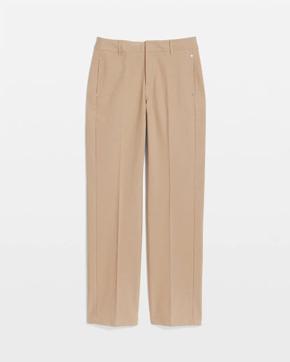 Chico's Cotton Straight-Leg Trousers